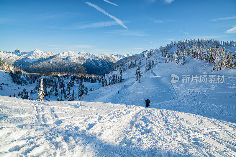 艺术家Point Snowshoe, North Cascades